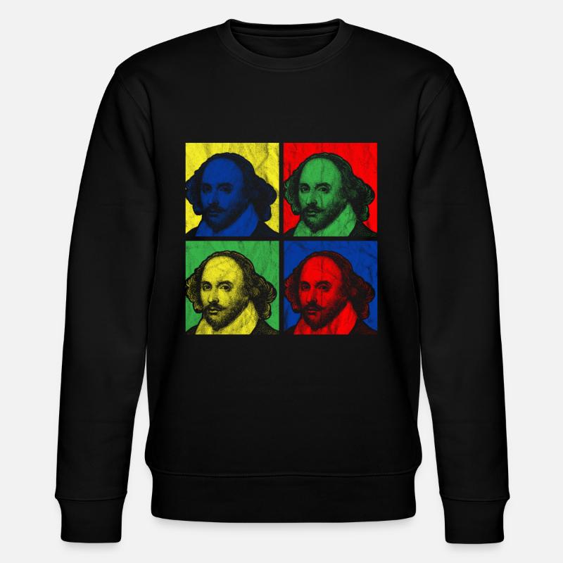 POP ART SHAKESPEARE - Sweat bio CHANGER Stanley/Stella Unisexe - noir