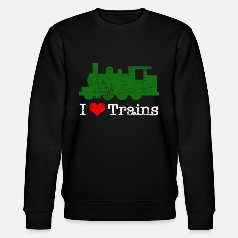 Coeur de train - Sweat bio CHANGER Stanley/Stella Unisexe - noir