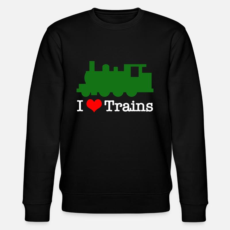 Train l'amour - Sweat bio CHANGER Stanley/Stella Unisexe - noir