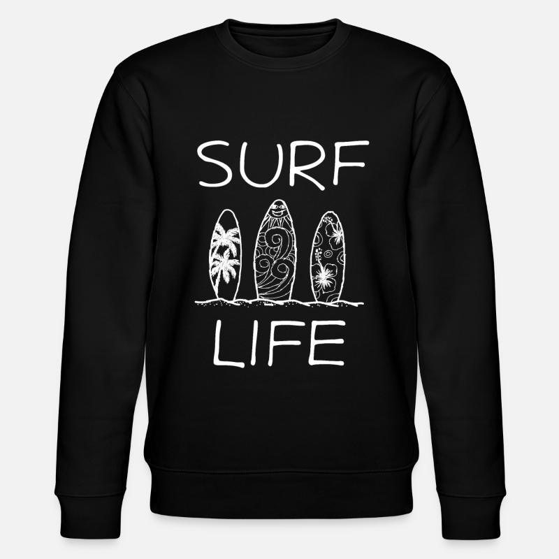 surf - Sweat bio CHANGER Stanley/Stella Unisexe - noir