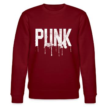 Punk - Stanley/Stella Unisex Bio-Sweatshirt CHANGER  - Burgunderrot - Vorne - Nik (191cm) & Marisol (170cm)
