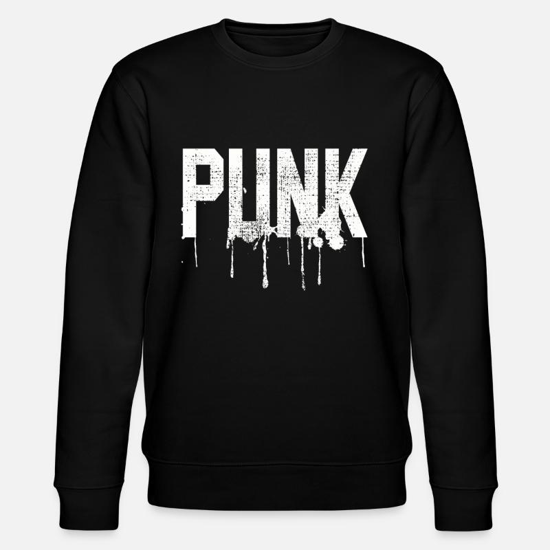 Punk - Stanley/Stella Unisex Bio-Sweatshirt CHANGER  - Schwarz