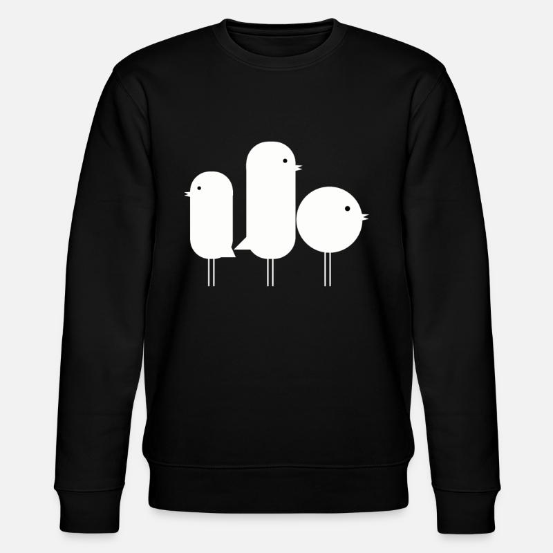 Schwarze Voegel - Stanley/Stella Unisex Bio-Sweatshirt CHANGER  - Schwarz
