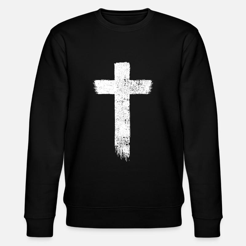 crucifix - Sweat bio CHANGER Stanley/Stella Unisexe - noir