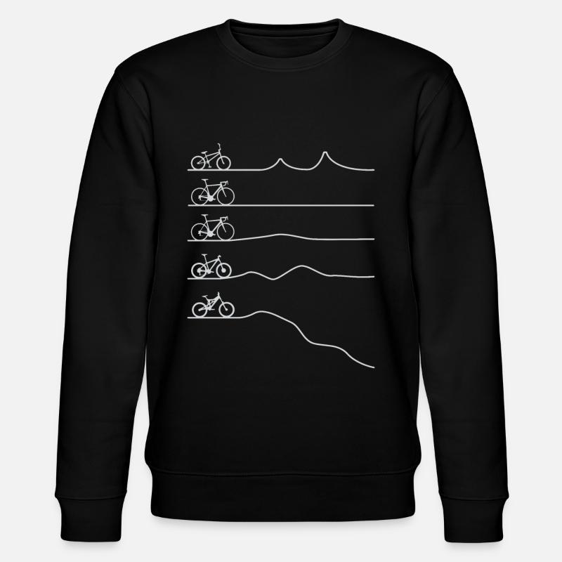 CHEMISE DE VÉLO - Sweat bio CHANGER Stanley/Stella Unisexe - noir