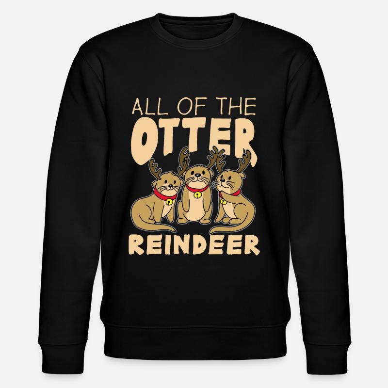 otter - Stanley/Stella CHANGER Unisex Organic Sweatshirt - black