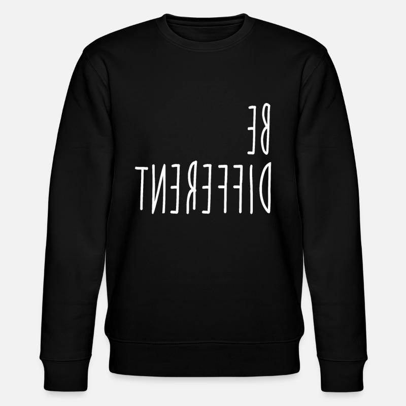 BE DIFFERENT CHEMISE - Sweat bio CHANGER Stanley/Stella Unisexe - noir