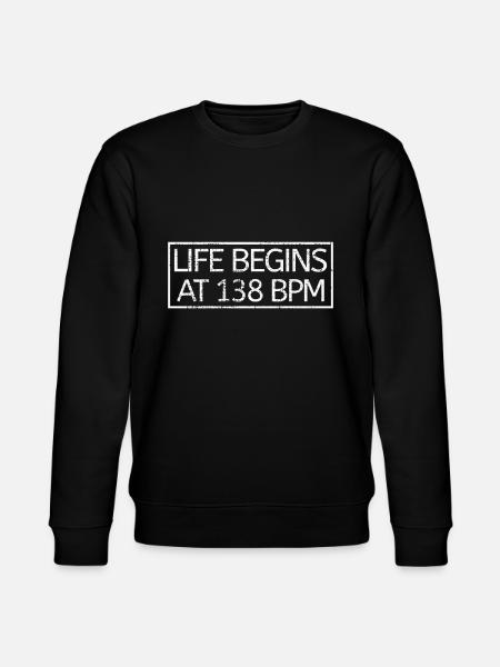 Techno BPM Lifestyle - Stanley/Stella Unisex Bio-Sweatshirt CHANGER  - Schwarz