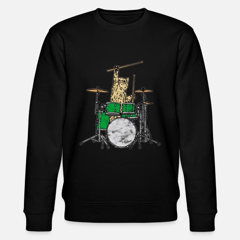 drummer - Stanley/Stella CHANGER Unisex Organic Sweatshirt - black