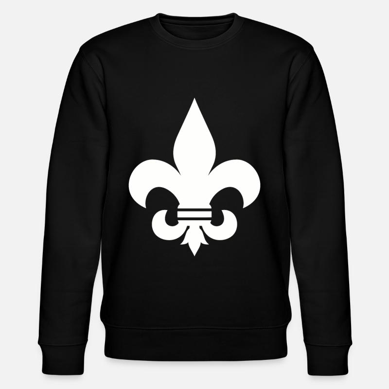 FLEUR DE LIS SHIRT - Stanley/Stella Unisex Bio-Sweatshirt CHANGER - Schwarz