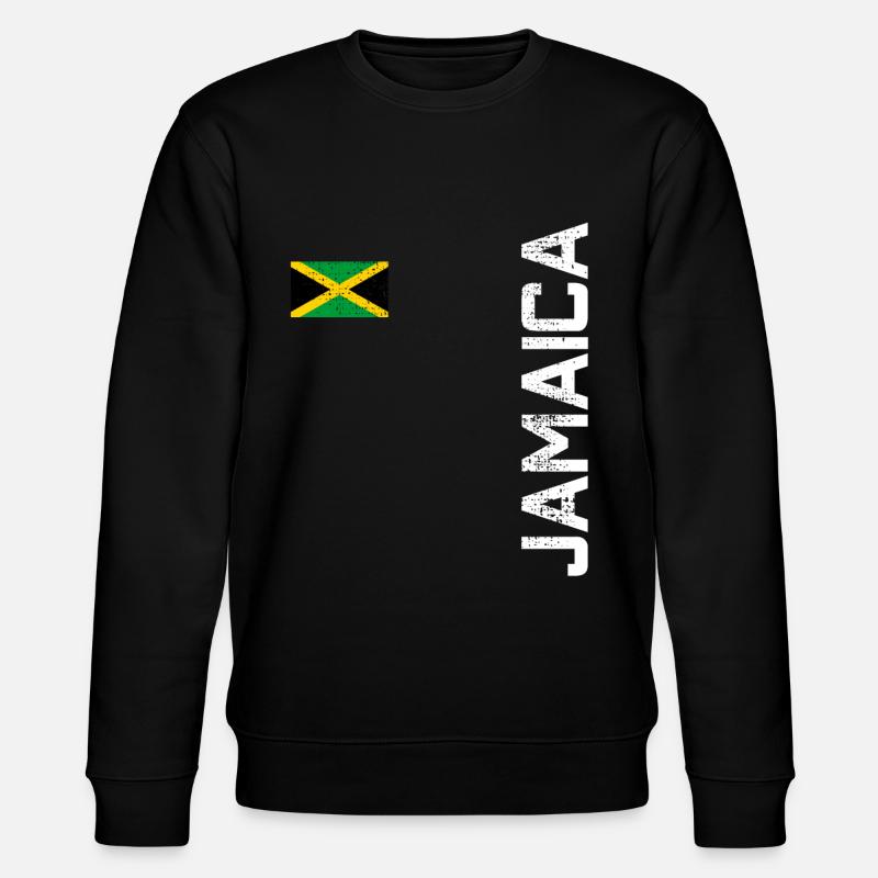 Jamaica - Stanley/Stella Unisex Bio-Sweatshirt CHANGER  - Schwarz