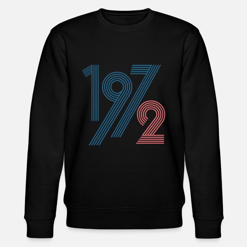 1972 - Stanley/Stella Unisex Bio-Sweatshirt CHANGER  - Schwarz