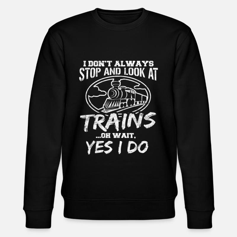trains - Sweat bio CHANGER Stanley/Stella Unisexe - noir