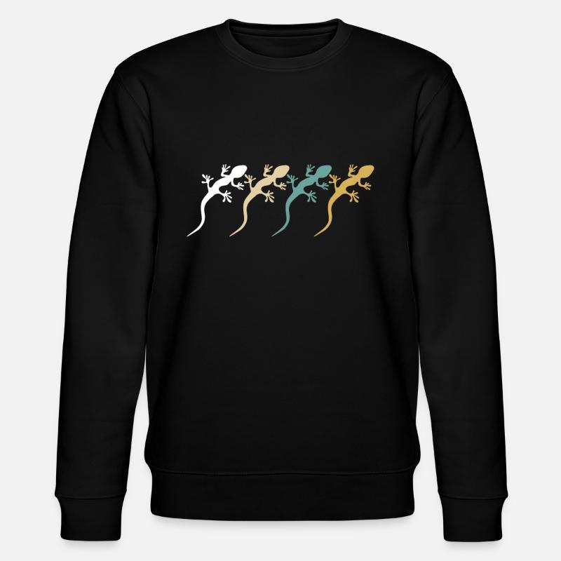 Gecko Gecko - Stanley/Stella Unisex Bio-Sweatshirt CHANGER  - Schwarz