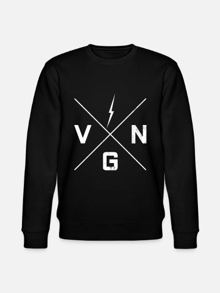 Vegan Power Protein - Stanley/Stella Unisex Bio-Sweatshirt CHANGER - Schwarz