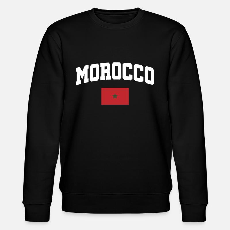 Drapeau marocain - Sweat bio CHANGER Stanley/Stella Unisexe - noir