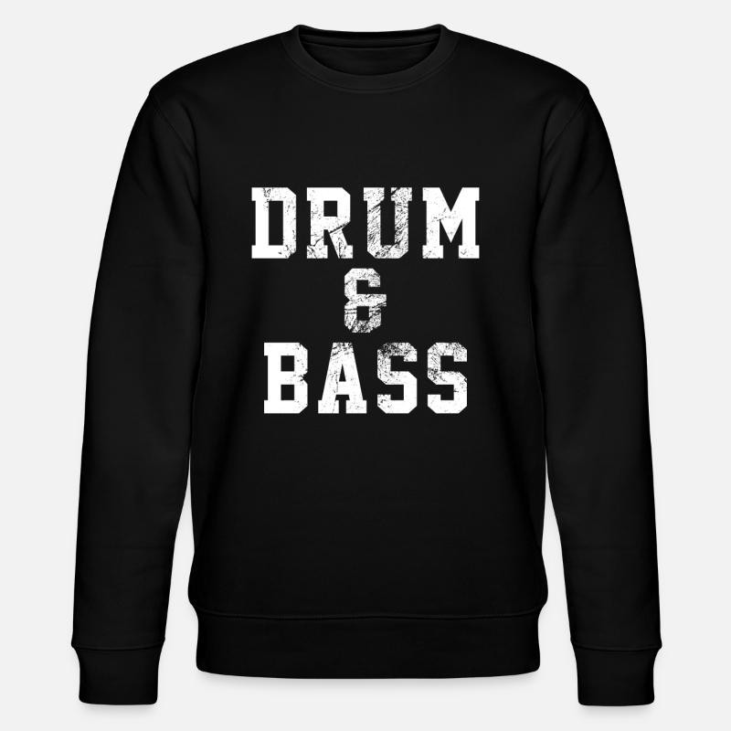 Drum Bass - Stanley/Stella Unisex Bio-Sweatshirt CHANGER  - Schwarz