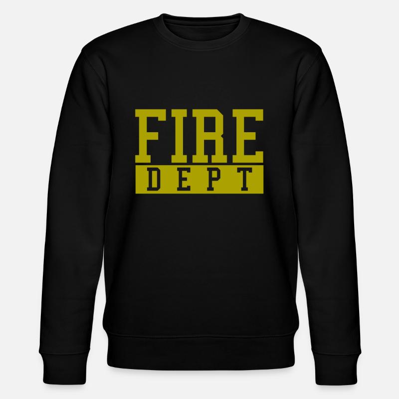 Caserne de pompiers - Sweat bio CHANGER Stanley/Stella Unisexe - noir