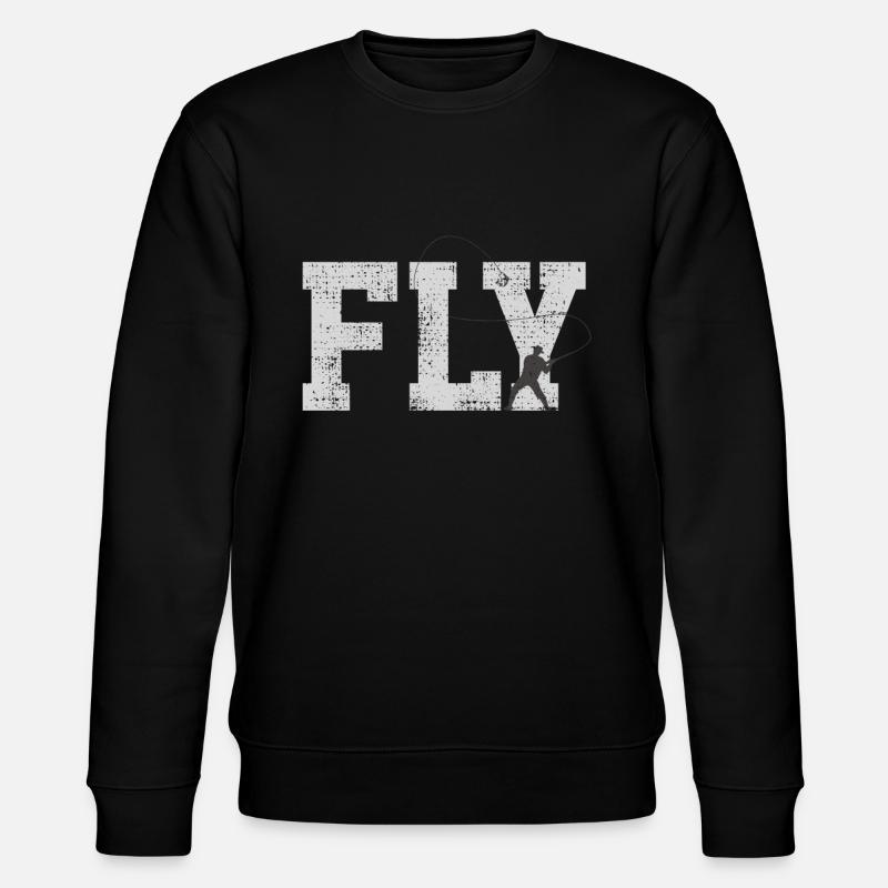 pêche à la mouche - Sweat bio CHANGER Stanley/Stella Unisexe - noir