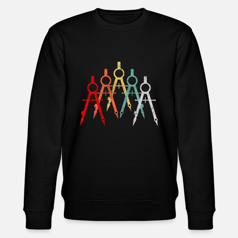 Architect Gift Idea - Stanley/Stella CHANGER Unisex Organic Sweatshirt - black