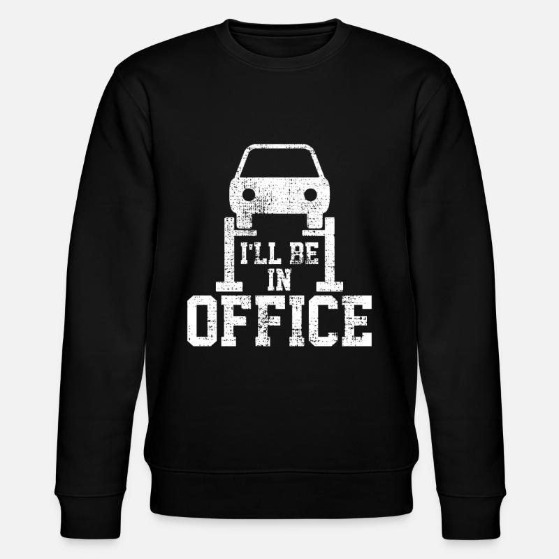 Auto mechanic workshop - Stanley/Stella CHANGER Unisex Organic Sweatshirt - black
