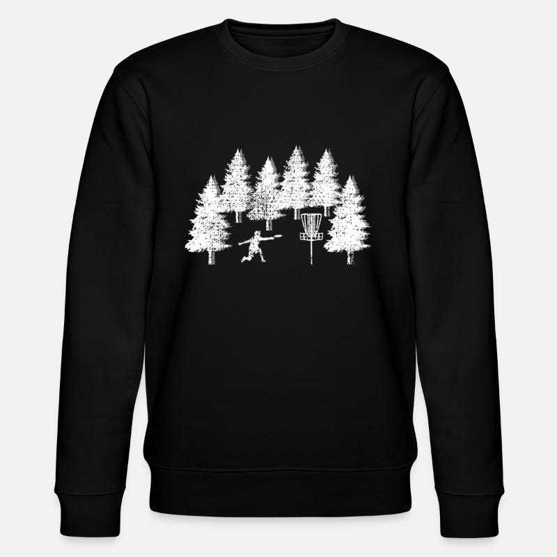 DISK GOLF BAUM - Stanley/Stella Unisex Bio-Sweatshirt CHANGER  - Schwarz