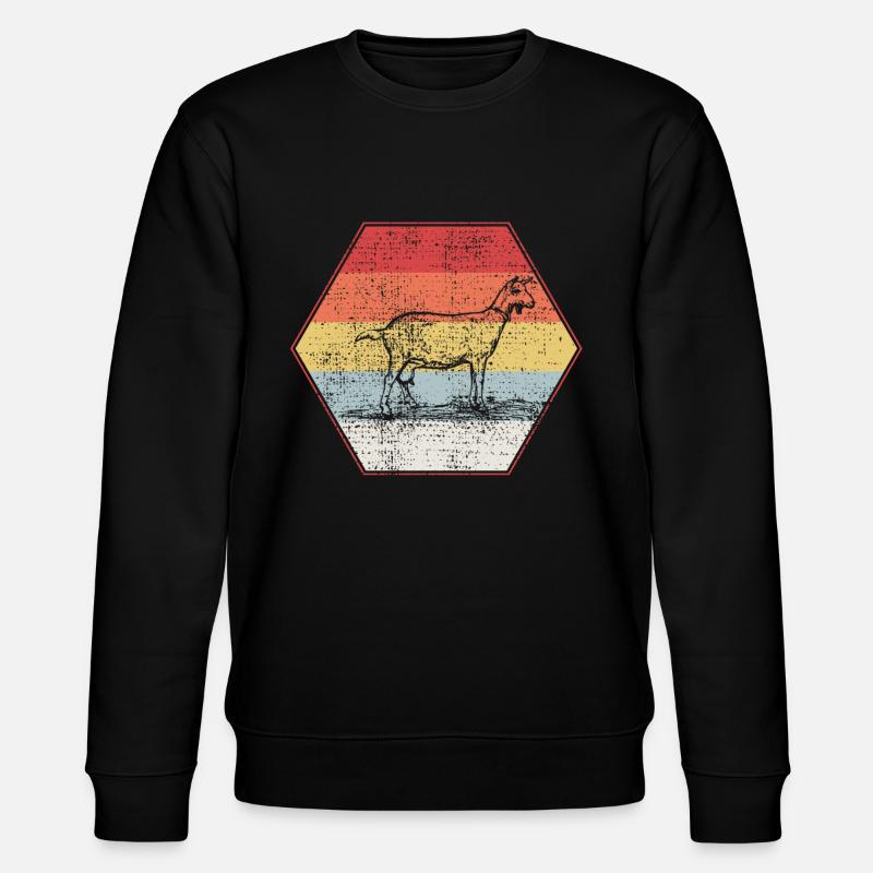 ZIEGE - Stanley/Stella Unisex Bio-Sweatshirt CHANGER  - Schwarz
