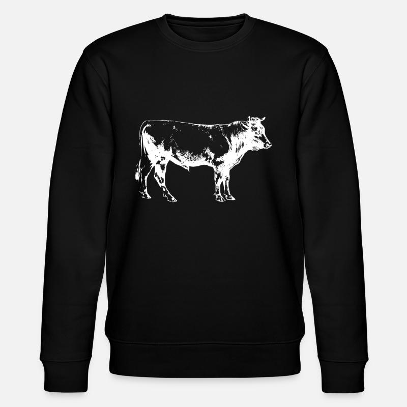 Vache - Sweat bio CHANGER Stanley/Stella Unisexe - noir