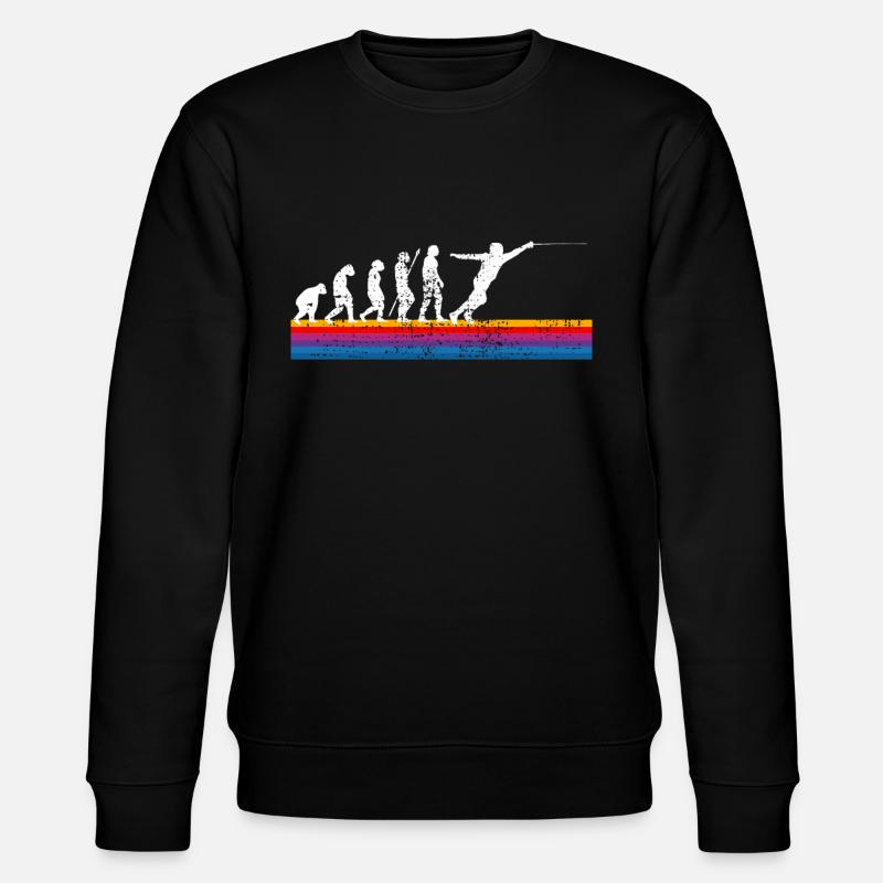 Fencing evolution - Stanley/Stella CHANGER Unisex Organic Sweatshirt - black