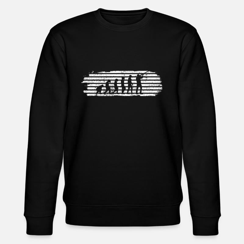 HUNT EVOLUTION - Stanley/Stella CHANGER Unisex Organic Sweatshirt - black