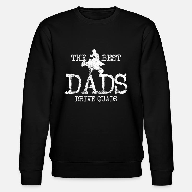 Quad Dad - Stanley/Stella Unisex Bio-Sweatshirt CHANGER  - Schwarz