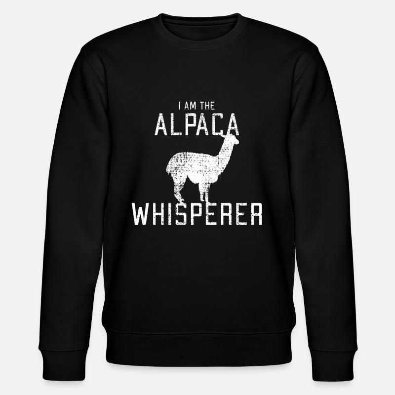 Alpaca Farm - Stanley/Stella Unisex Bio-Sweatshirt CHANGER  - Schwarz