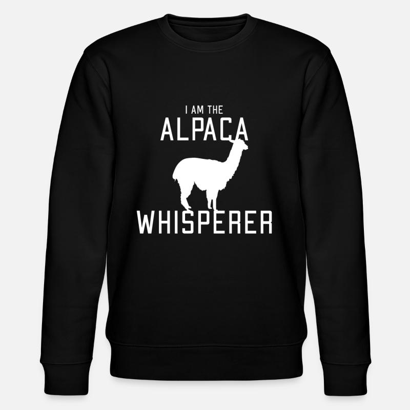 Alpaca - Stanley/Stella Unisex Bio-Sweatshirt CHANGER  - Schwarz