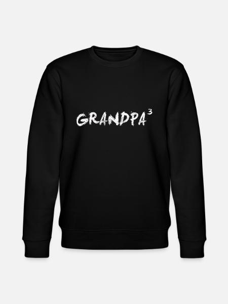 Opa 3 Enkel - Stanley/Stella Unisex Bio-Sweatshirt CHANGER  - Schwarz