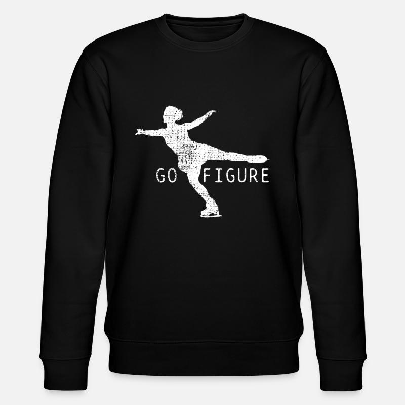 Figure Skating - Stanley/Stella Unisex Bio-Sweatshirt CHANGER  - Schwarz