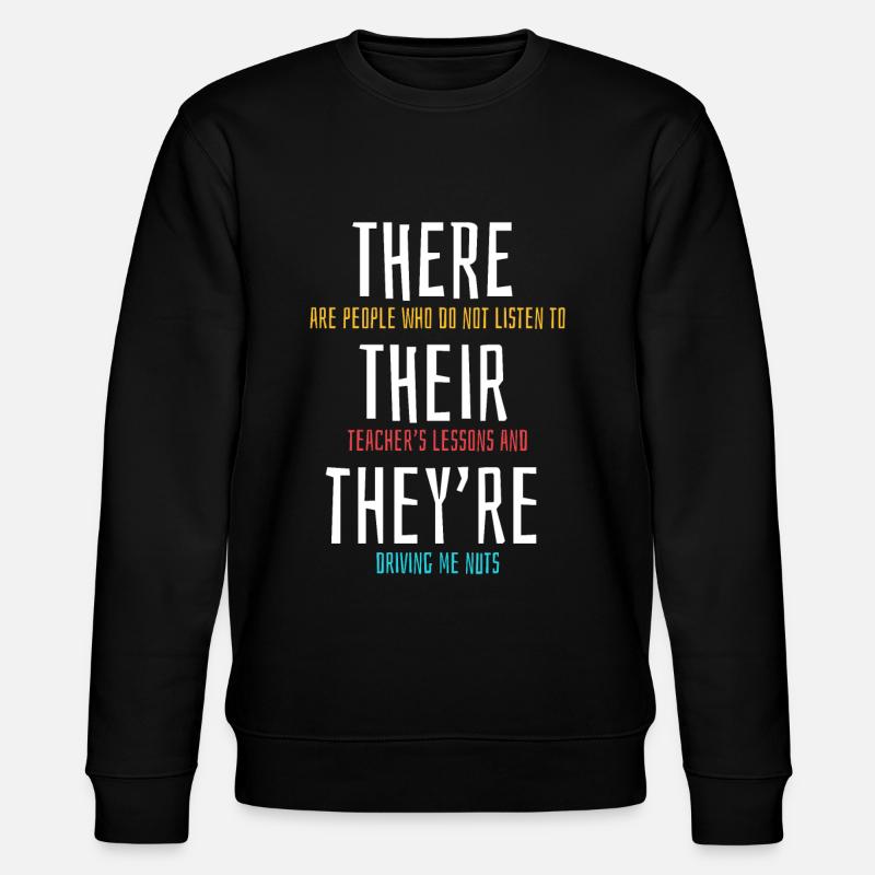 Lehrer - Stanley/Stella Unisex Bio-Sweatshirt CHANGER  - Schwarz