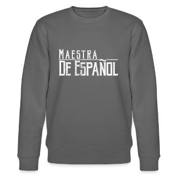 Professeur d'espagnol Maestra De Espanyol - Sweat bio CHANGER Stanley/Stella Unisexe - bordeaux - Devant - Nik (191cm) & Marisol (170cm)