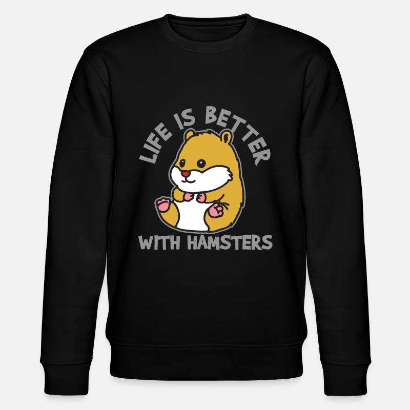 Hamster hamster - Sweat bio CHANGER Stanley/Stella Unisexe - noir