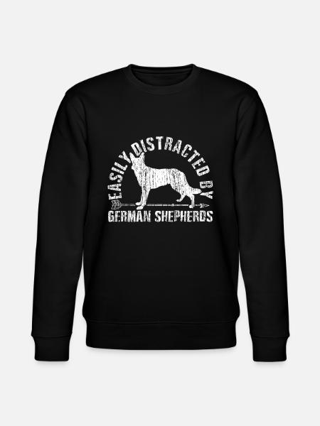 German shepherd dog - Stanley/Stella CHANGER Unisex Organic Sweatshirt - black