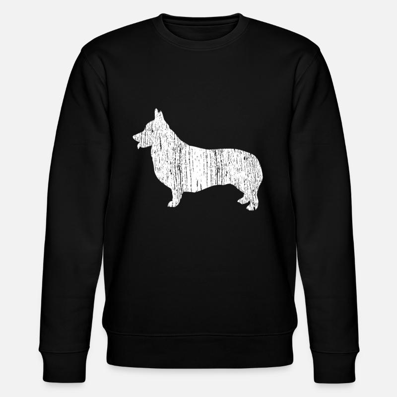 Corgi - Stanley/Stella Unisex Bio-Sweatshirt CHANGER  - Schwarz