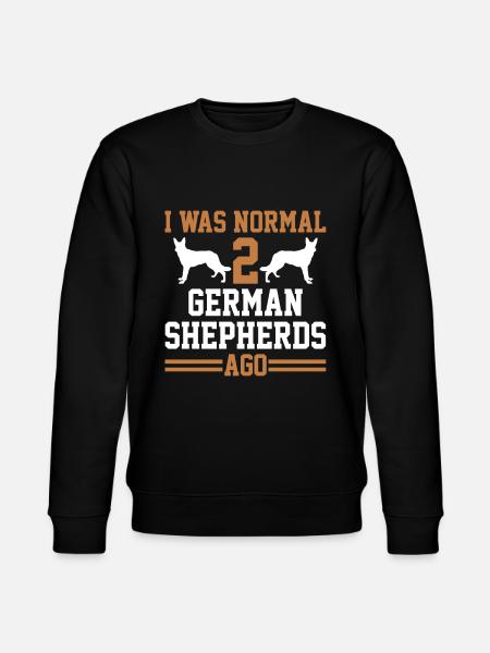 German Shepherd - Stanley/Stella CHANGER Unisex Organic Sweatshirt - black