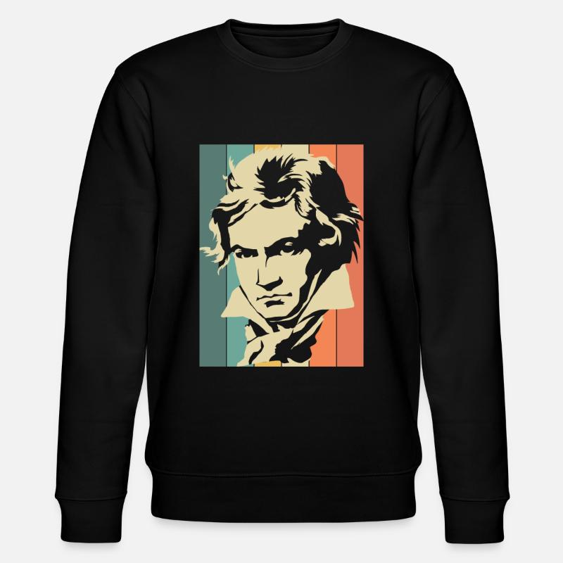 Beethoven - Stanley/Stella Unisex Bio-Sweatshirt CHANGER  - Schwarz