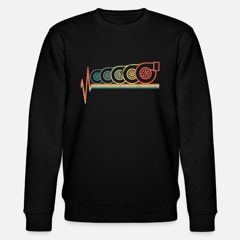 Turbo - Stanley/Stella Unisex Bio-Sweatshirt CHANGER  - Schwarz