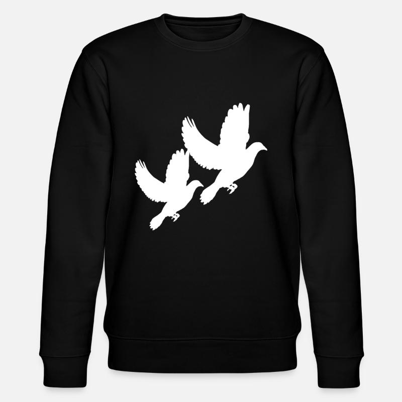 colombe - Sweat bio CHANGER Stanley/Stella Unisexe - noir