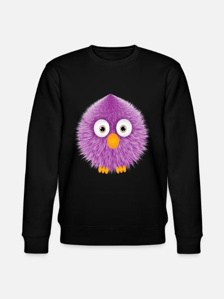 fluffy bird - Stanley/Stella CHANGER Unisex Organic Sweatshirt - black