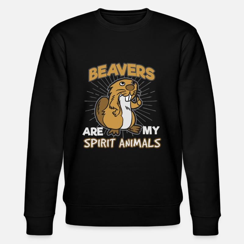 Bieber - Stanley/Stella Unisex Bio-Sweatshirt CHANGER  - Schwarz