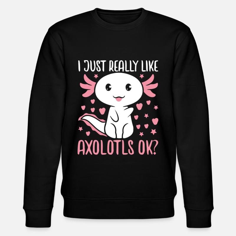 Axolotl - Sweat bio CHANGER Stanley/Stella Unisexe - noir