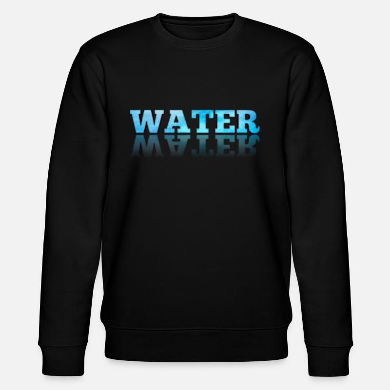 Logo eau / eau - Sweat bio CHANGER Stanley/Stella Unisexe - noir