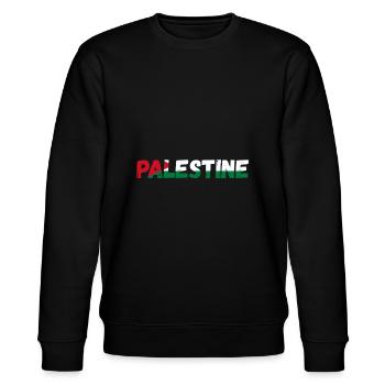 Palästina - Stanley/Stella Unisex Bio-Sweatshirt CHANGER  - Schwarz - Vorne - Nik (191cm) & Marisol (170cm)