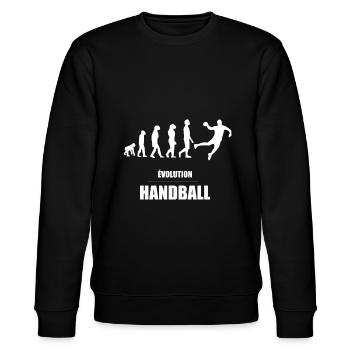 evolution handball - Sweat bio CHANGER Stanley/Stella Unisexe - noir - Devant - Nik (191cm) & Marisol (170cm)